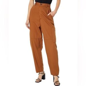 NWT AG Adriano Goldschmied Renn Utility High-Rise Barrel Leg Jeans 26 Casual